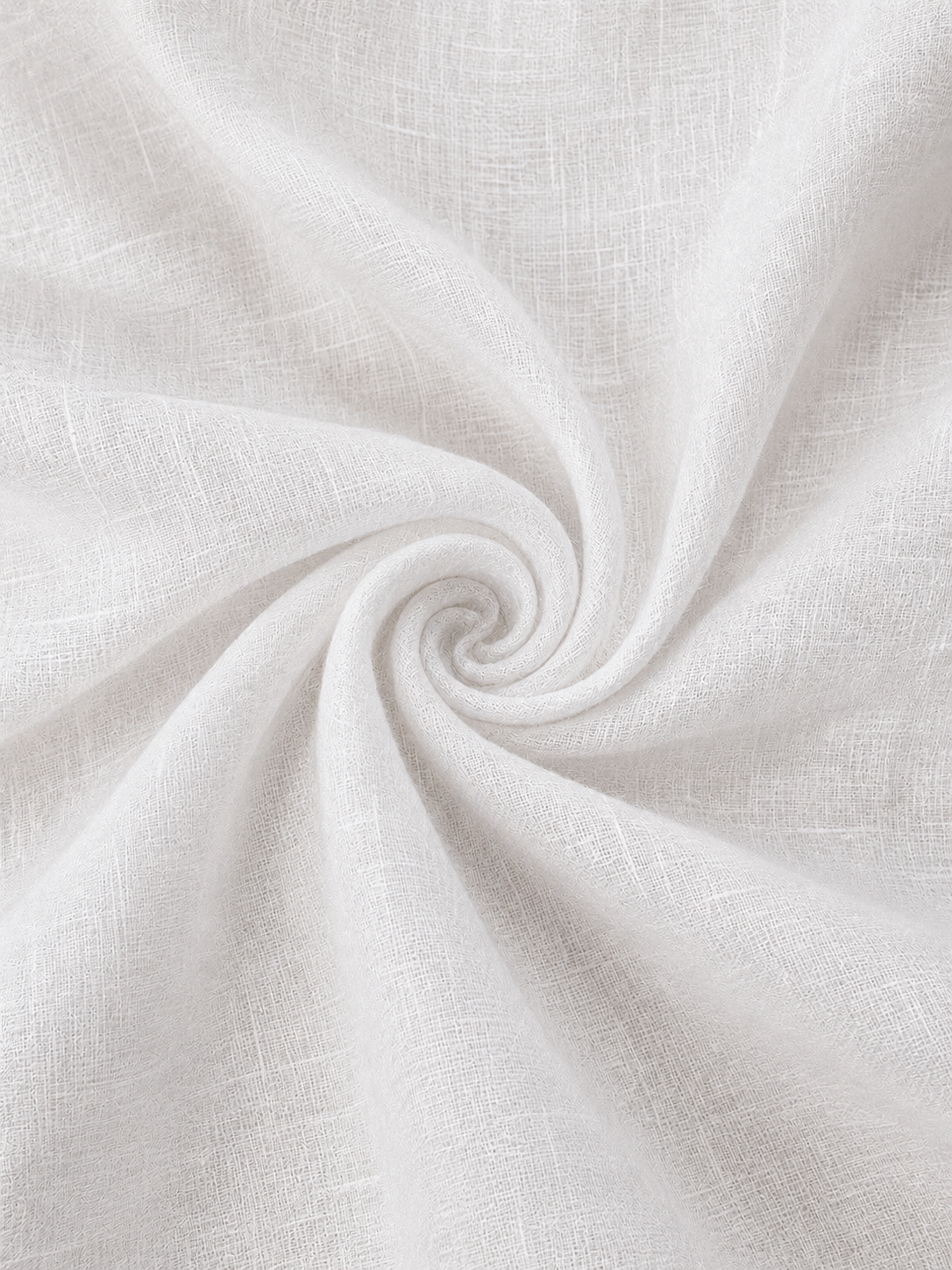 White Cotton-Linen Shirt