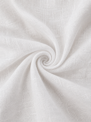 White Cotton-Linen Shirt