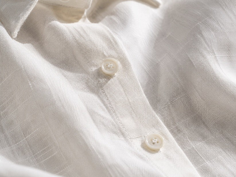 White linen shirt
